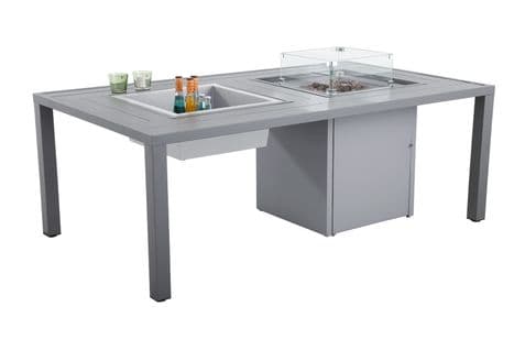 Ensemble Palermo M Table + Brasero à Gaz   Mwh®