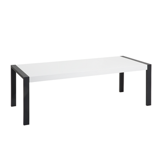 Table De Salle à Manger Table Blanche Pieds Noirs 220 Cm Arctic I