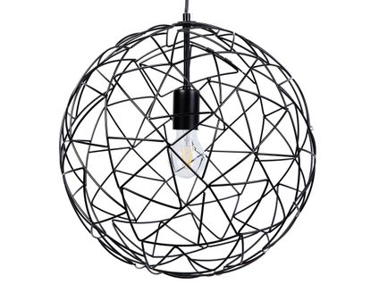 Lampe Suspension En Métal Noir Lemme