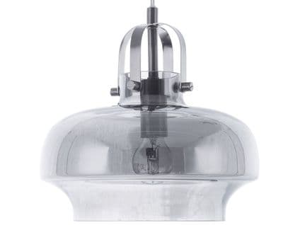 Lampe Suspension Gris Transparent Wiltz