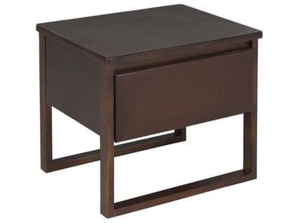 Table De Chevet En Bois Marron Foncé Giulia