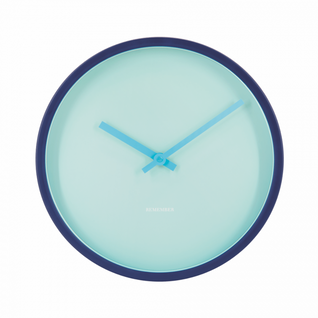 Horloge Murale D30cm Bleu