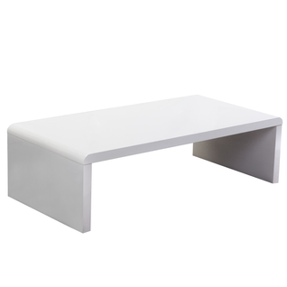 Table Basse - Table D'appoint - Meuble TV - Blanc - Milwaukee