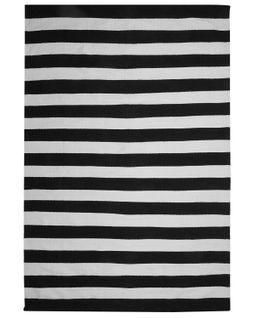 Tapis D'extérieur Noir Et Blanc 160 X 230 Cm Tavas