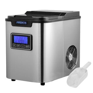 Machine À Glaçons En Acier Inoxydable  2,2l  Lcd Icemaker  12kg/24h