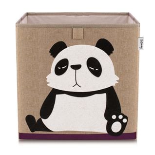 Boîte De Rangement En Tissu Pour Enfant "panda"
