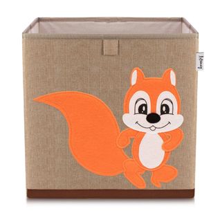 Boîte De Rangement En Tissu Pour Enfant "écureuil"