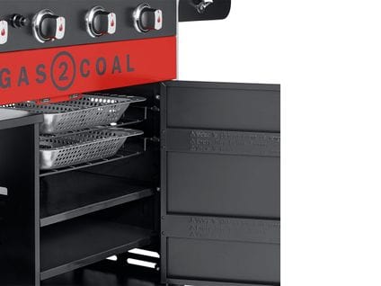 2 Tablettes Intérieures Pour Barbecues  Gas2coal 2.0 4 Brûleurs