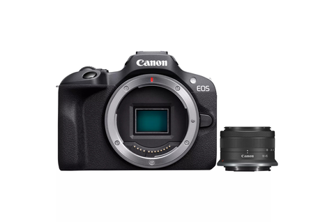 Appareil Photo Hybride Canon Eos R 100 + Rfs 18-45 Is Stm