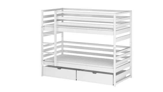 Lit Superposé Loft 80x200 Blanc