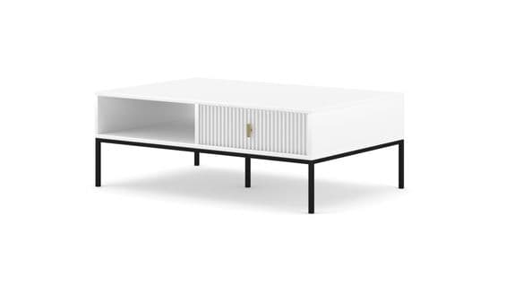 Table Basse Maggiore 104x68x40 Cm Blanc