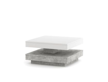 Table Basse Pico 67x67x33 Cm Blanc