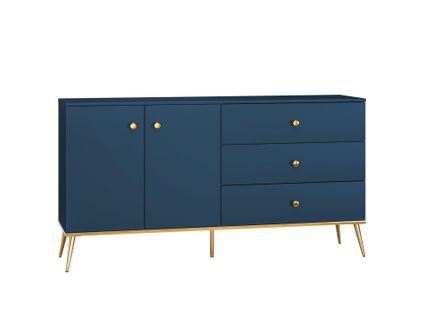 Buffet Marine 160x40x85 Cm Bleu