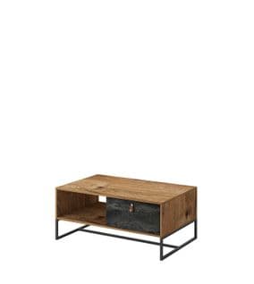 Table Basse Dark 104x68x44 Cm Beige