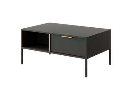 Table Basse Lars 97x60x45 Cm Noir