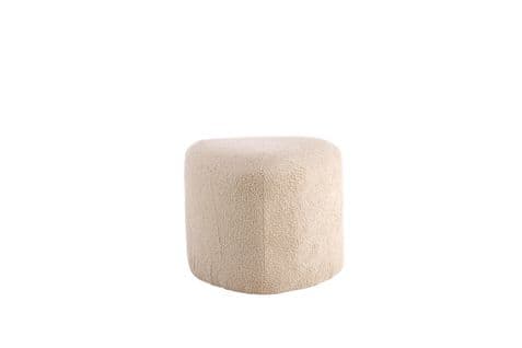 Pouf Peg 46x46x41 Cm Beige