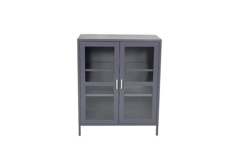 Vitrine Acero 80x43x97 Cm Gris