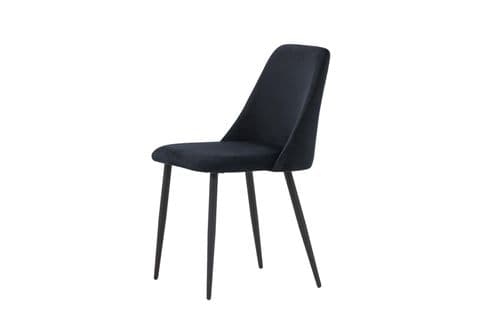 Chaise Night 49x56x87 Cm Noir