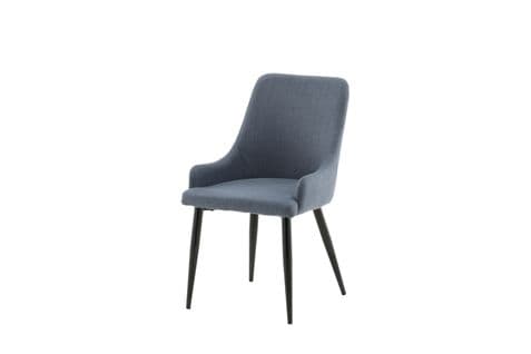 Chaise Plaza 49x58x86 Cm Bleu