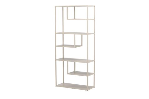 Étagère Staal 85x35x188 Cm Beige