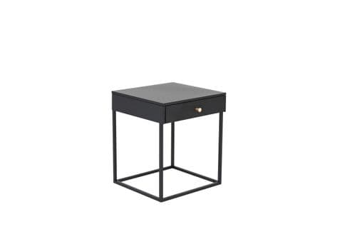 Table De Chevet Bakal 41x43x50 Cm Noir