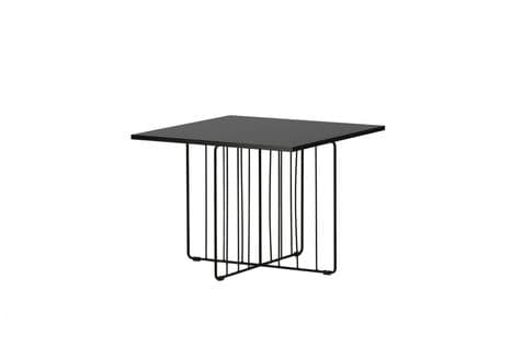 Table Basse Dayton 60x60x45 Cm Noir