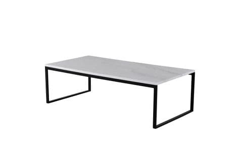 Table Basse Estelle 60x120x36 Cm Blanc