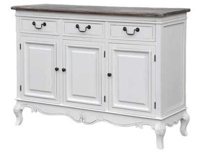 Buffet Rimini White 120x40x85 Cm Blanc