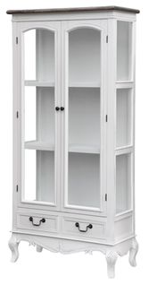 Vitrine Rimini White 76x35x156 Cm Blanc