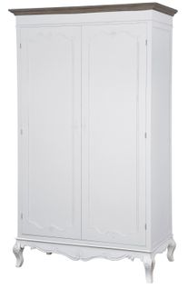 Armoire Rimini White 120x60x200 Cm Blanc