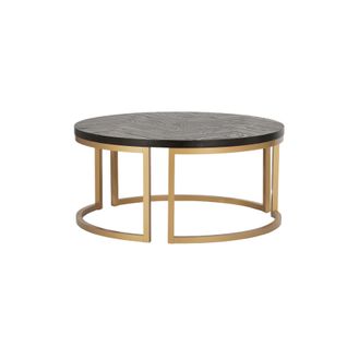 Table Basse Seville 90x90x40 Cm Noir