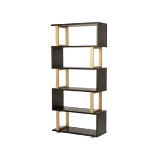 Etagère Seville 90x35x188 Cm Noir