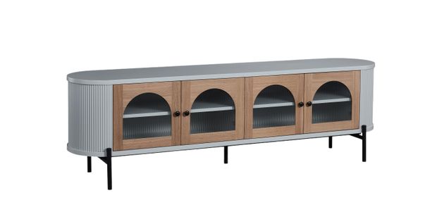 Meuble Tv Stilig 200x40x60 Cm Grisclair