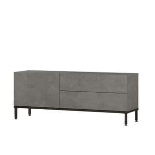 Meuble Tv Luvio 120x36x46 Cm Gris