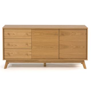 Buffet 3 Tiroirs et 2 Portes "kensal" 145cm Chêne