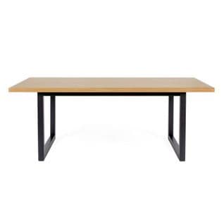 Table Basse Rectangulaire "camden" 120cm Chêne et Noir