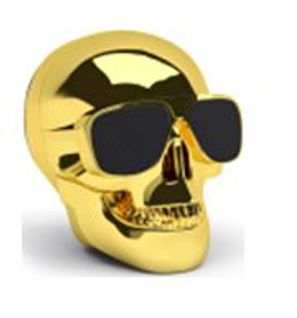 Enceinte Aeroskull Nano Gold Design Contemporain