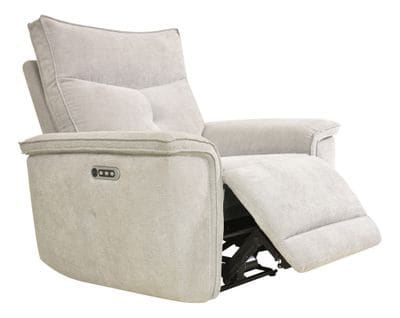 Fauteuil relax 3 moteurs ADAM tissu gris beige