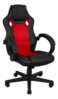 Fauteuil de bureau TURBO 2 Noir et rouge