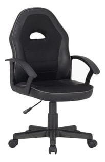 Fauteuil de bureau gamer CHEAT noir et gris