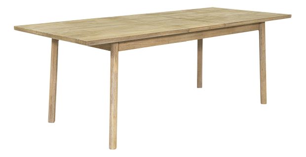 Table L.180 cm + allonges BERLINE bois massif Acacia