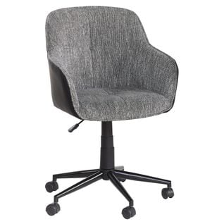 Fauteuil de bureau GAYA gris et noir