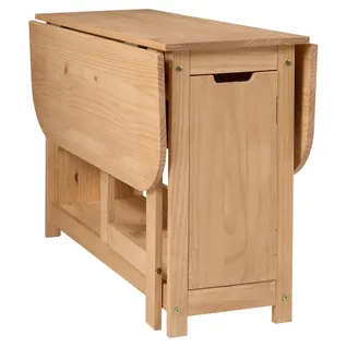 Table rabattable 1 porte MYLENA Bois massif