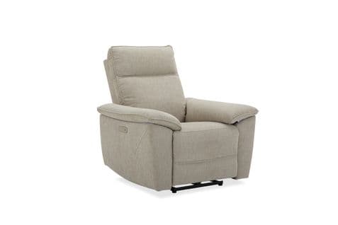 Fauteuil relax électrique PLYMOUTH II tissu beige