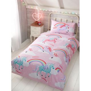 Parure De Lit Ma Petite Licorne Et Taie D'oreiller - 135cm X 200cm