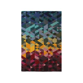 Tapis Géométrique En Laine Scandinave Multicolore Kingston Multicolore 160x230