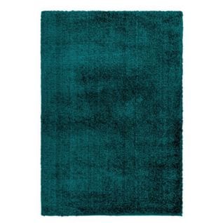 Tapis Shaggy Python En Polyester - Bleu Lagon - 200x290 Cm