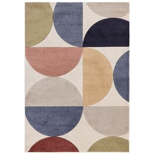 Tapis De Salon Curvo En Polypropylène - Multicolore - 200x290 Cm