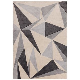 Tapis De Salon Kadeo En Polypropylène - Gris - 200x290 Cm