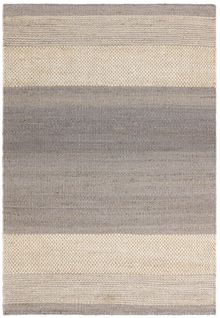 Tapis De Salon Pure Jute Banyan En Jute - Gris - 160x230 Cm